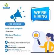 Hiring Front Desk Receptionist - Kukatpally,  Hyderabad