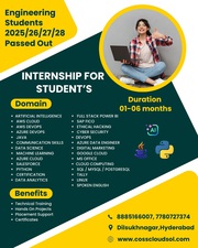  Paid IT internship Hyderabad
